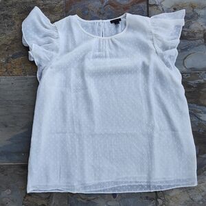 Ann Taylor | Elegant White / Cream | Large